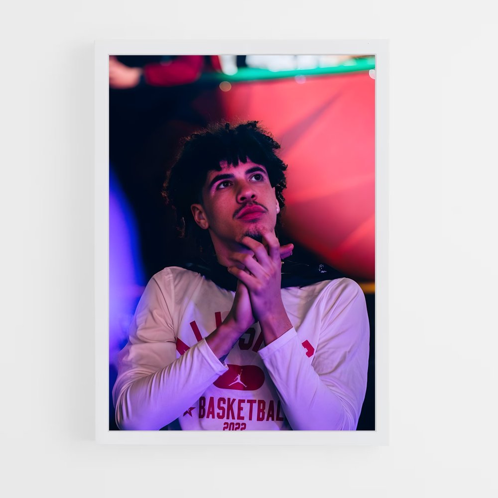 Poster La Pause de Lamelo – affiche Basketball (vue 3)